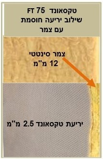 טקסאונד עם גב צמר 