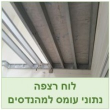 עומס משקל לוחות רצפה למהנדסים