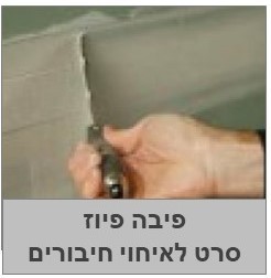 פיבה פיוז איחוי בין לוחות גבס