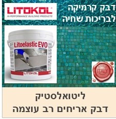 ליטואלסטיק  LITOELASTIC-EVO  דבק קרמיקה לבריכות