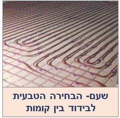 שעם- הבחירה הטבעית לבידוד בין קומות